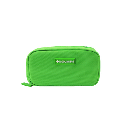 Insulin Cooling Pouch COOLINGBAG with Gel Pack — Lime Green 