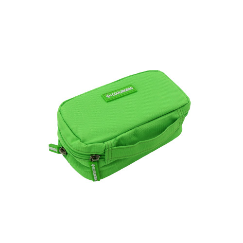Insulin Cooling Pouch COOLINGBAG with Gel Pack — Lime Green Diabetic Isothermal Case