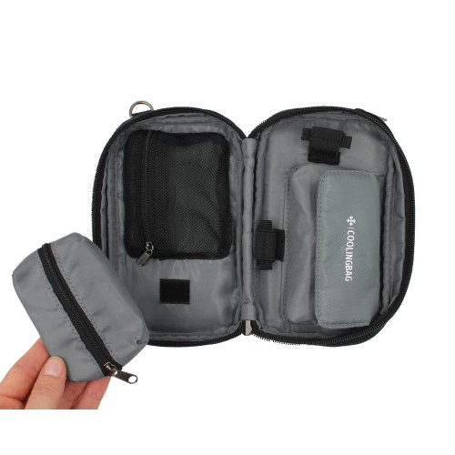 COOLINGBAG Insulin Cooler Bag for Storing and Transporting Insulin with Reusable Gel Ice Pack
