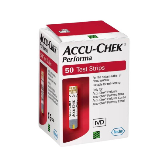 Accu-Chek Performa Test Strips for Blood Glucose Monitoring – 50 pcs