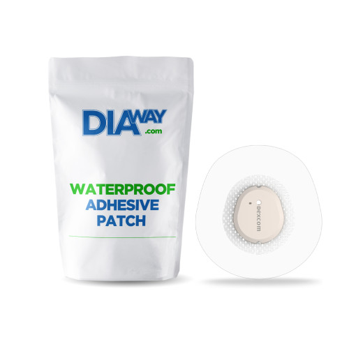 Waterproof Dexcom G7 Sensor Patches with Central Cut-Out – 25 pcs