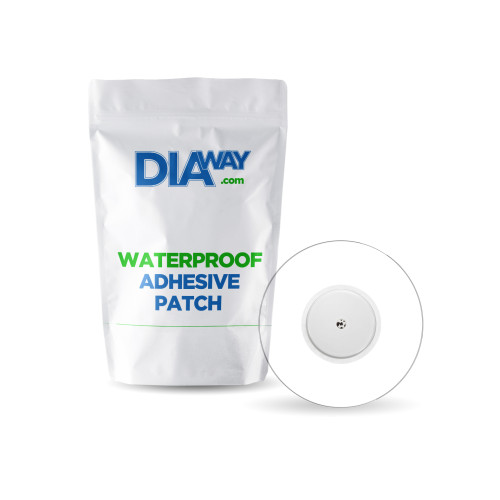 Transparent Waterproof FreeStyle Libre 2 Sensor Patches with Central Cut-Out – 25 pcs