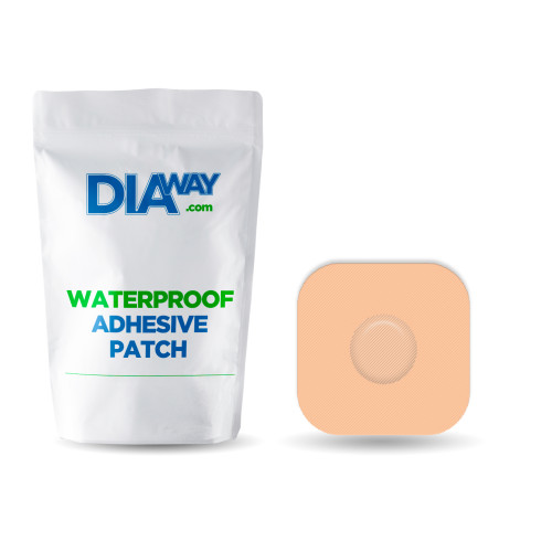 Universal Waterproof Adhesive Patches for CGM Sensors – Beige, 25 Pack
